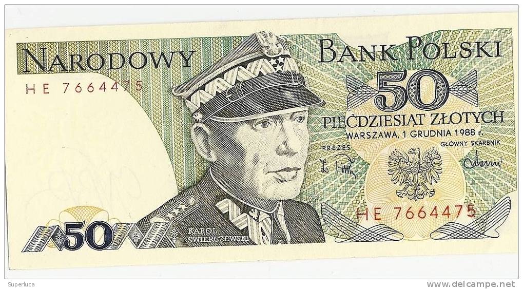 Banconota Da 50piecdziesiat Zlotych - Poland