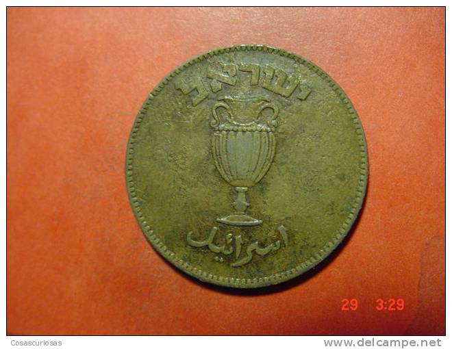 4307  ISRAEL 10 PRUTOT   AÑOS / YEARS  1949  VF- - Israel