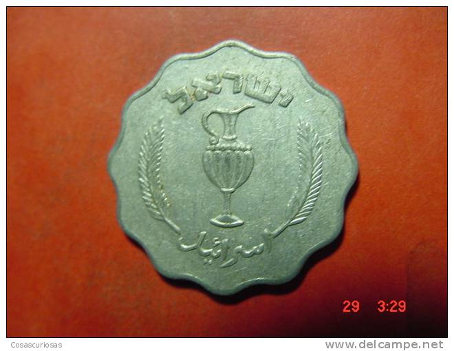 4309  ISRAEL 10 PRUTOT   AÑOS / YEARS  1952  VF - Israël