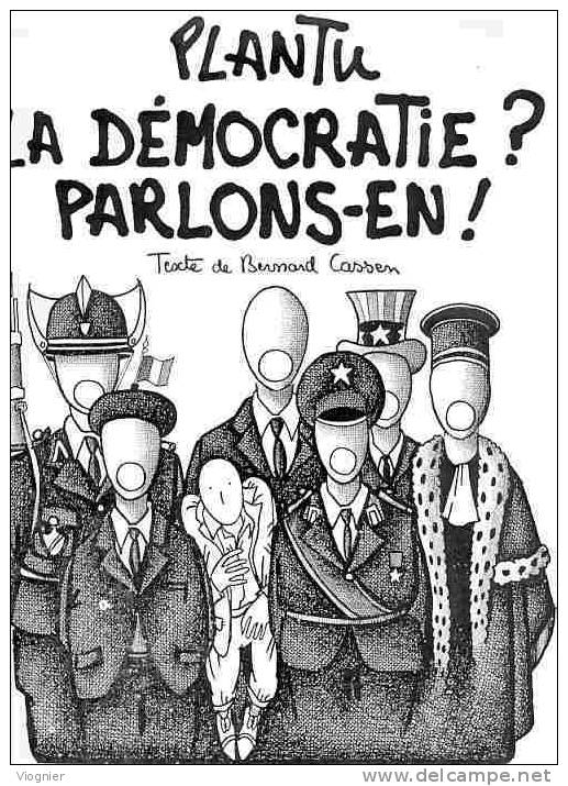 PLANTU  La Démocratie ? Parlons-en ! -  Alain Moreau, 1979 - Humour