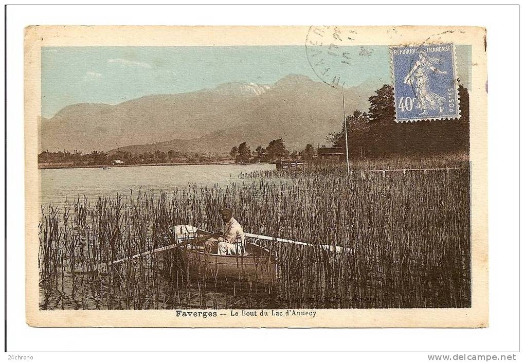 Faverges: Le Bout Du Lac D' Annecy, Barque (08-2912) - Faverges