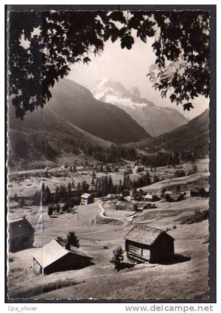 74 VALLORCINE (envs Chamonix) Vue Générale, Aiguille Verte, Ed Tairraz, CPSM 10x15, 196? - Autres & Non Classés