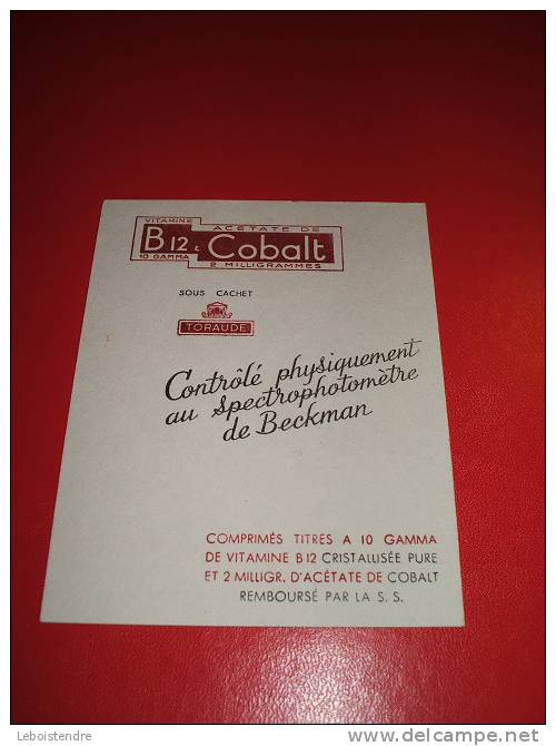 BUVARD : GELOK- LBORATOIRES LEURQUIN-TAILLE:9.7 X 12.2 CM - Produits Pharmaceutiques