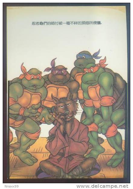 Tortoise - American Cartoon -- Teenage Mutant Ninja Turtle, China Postcard - A - Turtles