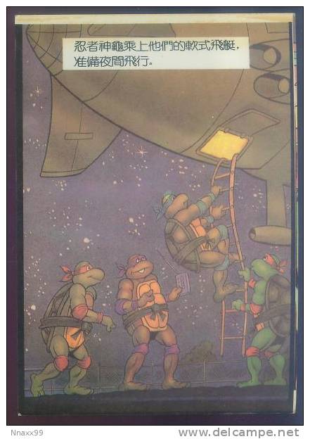 Tortoise - American Cartoon -- Teenage Mutant Ninja Turtle, China Postcard - B - Schildkröten