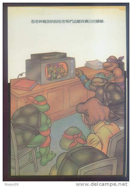 Tortoise - American Cartoon -- Teenage Mutant Ninja Turtle, China Postcard - D - Tortugas