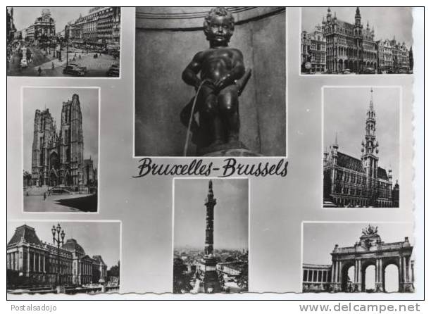 (BE73) BRUXELLES. BRUSSEL. - Mehransichten, Panoramakarten