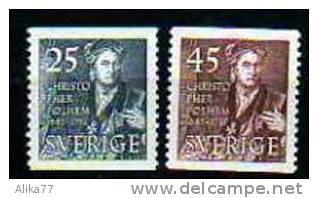 SUEDE     Neuf **      Y. Et T.  N° 364 Et 365             Cote: 2.25 Euros - Unused Stamps