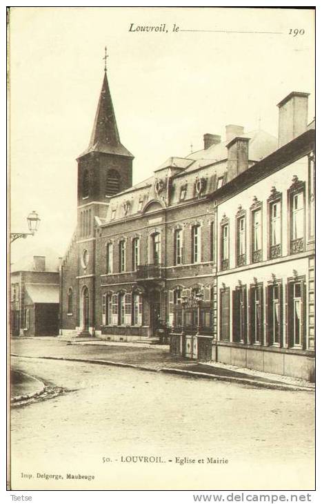 Louvroil - Eglise Et Mairie - Louvroil