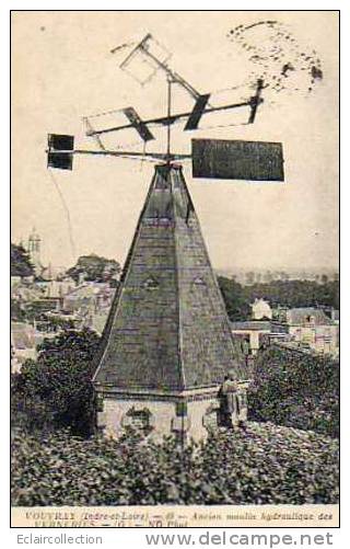 Vouvray       37     .Moulin Hydraulique De Verneries. Ancien Télégraphe     (voir Scan) - Vouvray
