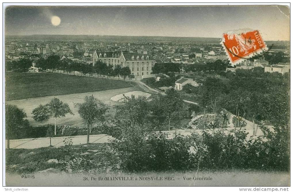 De ROMAINVILLE à NOISY-le-SEC - Vue Générale - Romainville