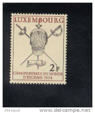 1954 Luxembourg   **  Never Hinged  Escrime  Fencing  Scherma - Fencing