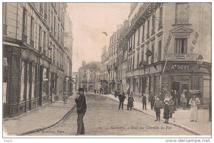 D92 -  NANTERRE   -  Rue Du Chemin De Fer - Nanterre