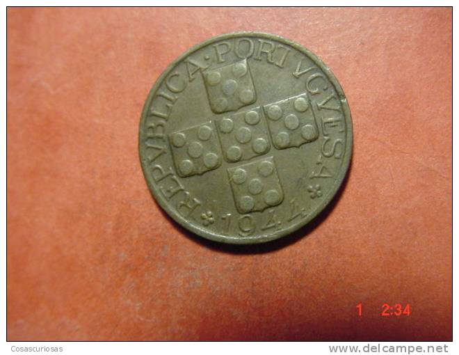 4375 PORTUGAL   XX CENTAVOS       AÑOS / YEARS   1944 MBC+ - Portugal