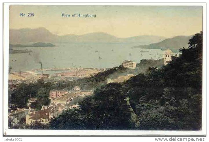 #05 HONGKONG TOTAL VIEW  OLD POSTCARD - China (Hongkong)