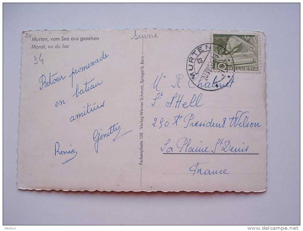 Suisse -  Murten - Morat   Cca 195´s  VF - D40615 - Morat