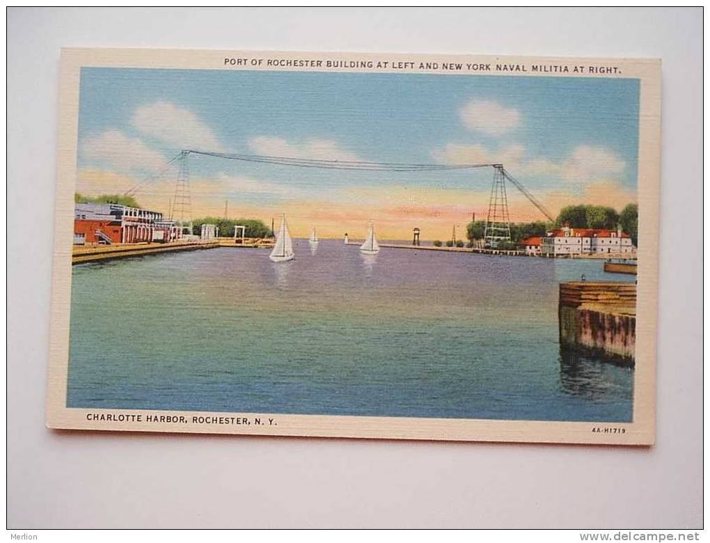 USA -  Charlotte Harbour - Naval Militia Building - Rochester - N.Y.    Cca 1930´s      VF   - D40668 - Rochester