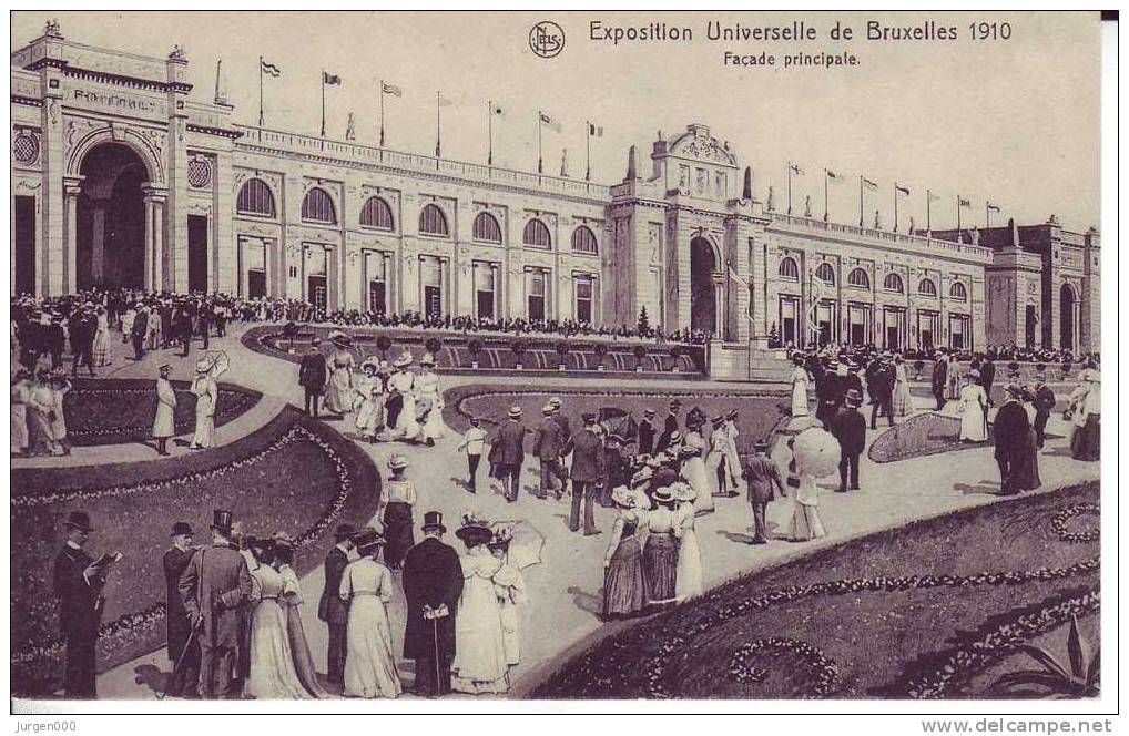 Brussel 1910 - Facade Principale (2717) - Expositions Universelles