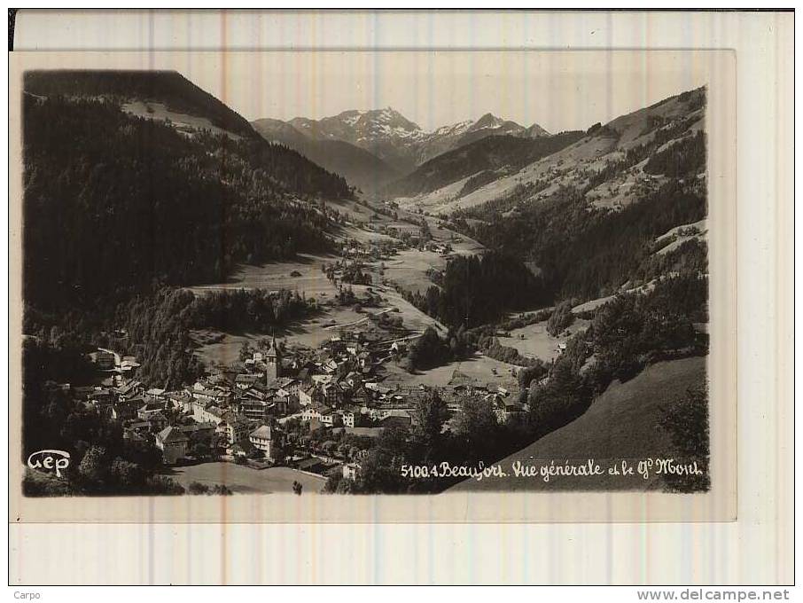 BEAUFORT. - Vue Générale Et Le Gd. Mont. - Beaufort