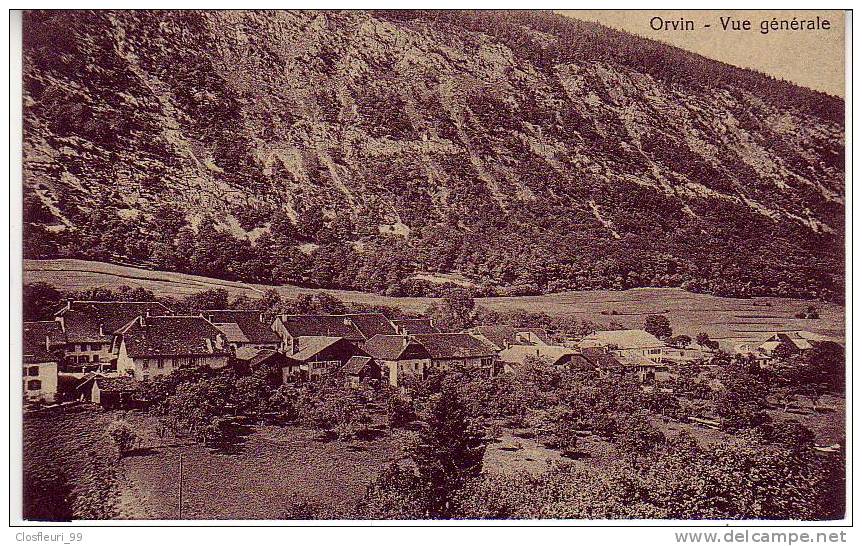 Orvin / Un Si Joli Petit Village En 1918 / Oblitération Militaire - Orvin