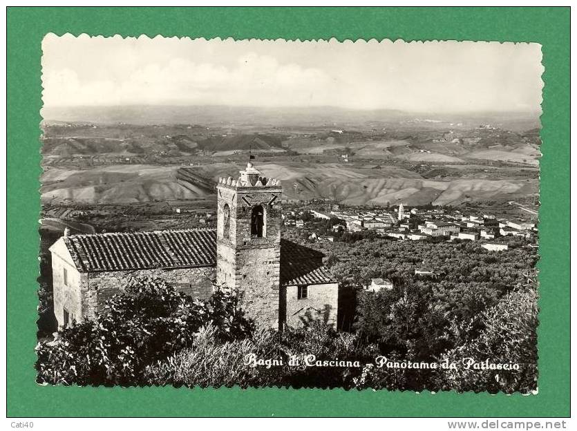 CARTOLINA-BAGNI DI CASCIANA-PANORAMA DA PARTASCIO - Pisa