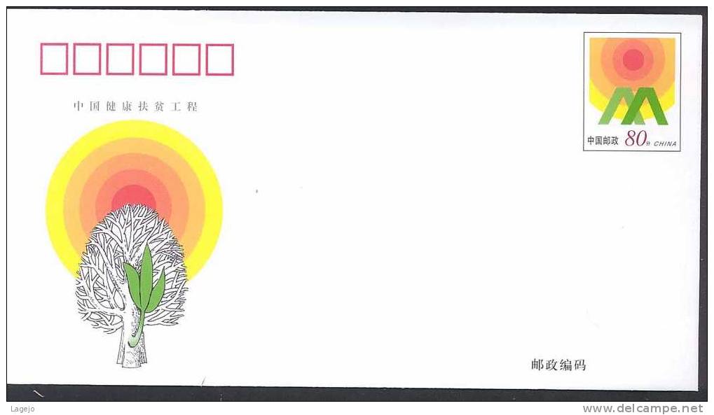 CHINE JF070 Projet National De Santé Publique - Enveloppes