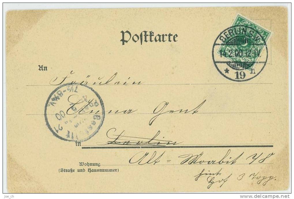 Schweiz/Suisse: AK Horgen 1900 (Gesamtansicht, Zürichsee), 3 Scans, Reichspost - Horgen