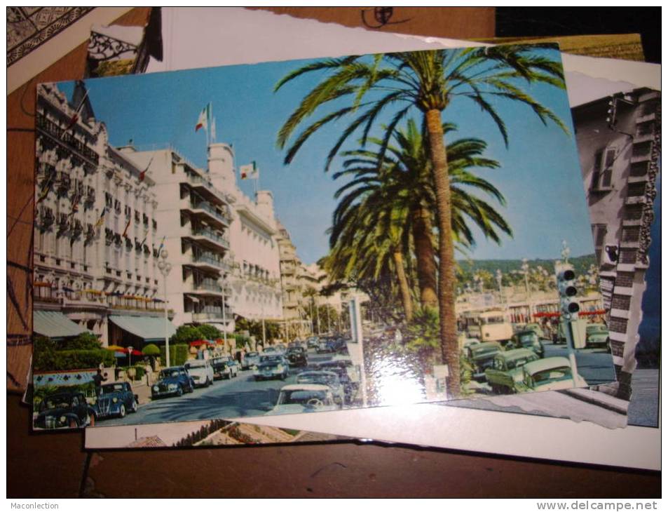 Nice Simca 5 Sur La Promenade Des Anglais  Hotel Royal Et Palais De La Mediterranée - Cafés, Hôtels, Restaurants