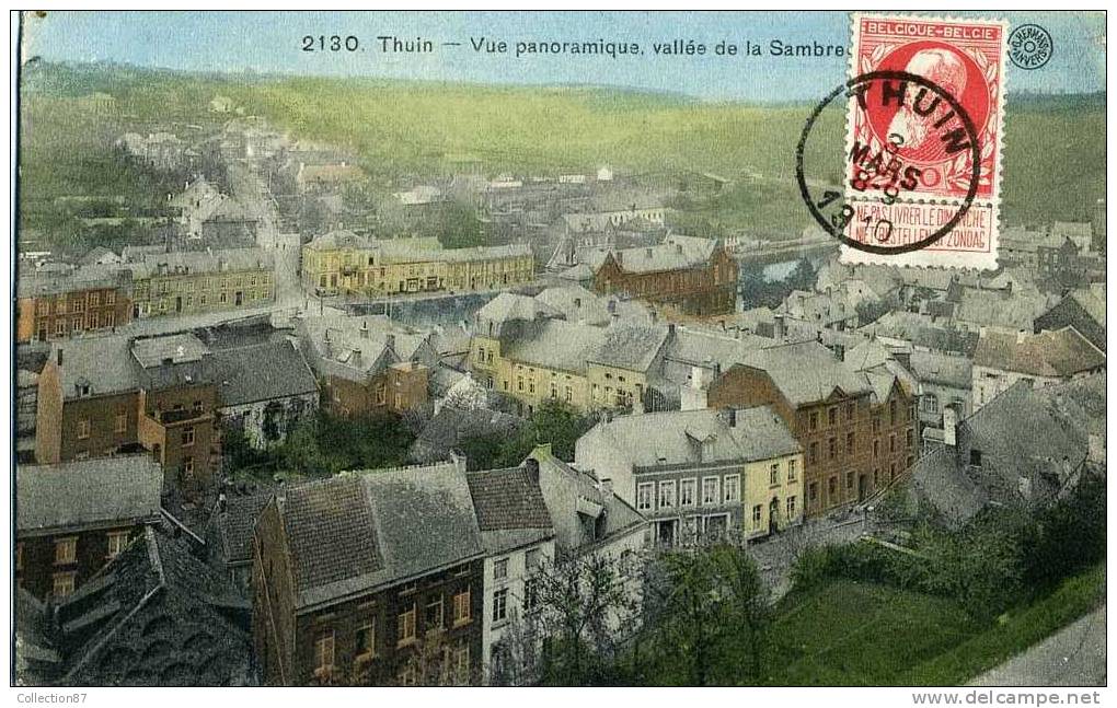 BELGIQUE - HAINAUT - THUIN - VUE D´ENSEMBLE - VALLE De La SAMBRE - Thuin