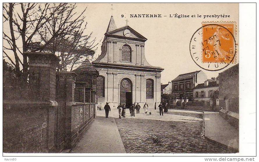 92 NANTERRE L'Eglise Et Le Presbytére - Nanterre