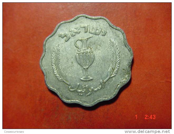 4429 ISRAEL  10  PRUTOT    AÑOS / YEARS   1952 VF- - Israël