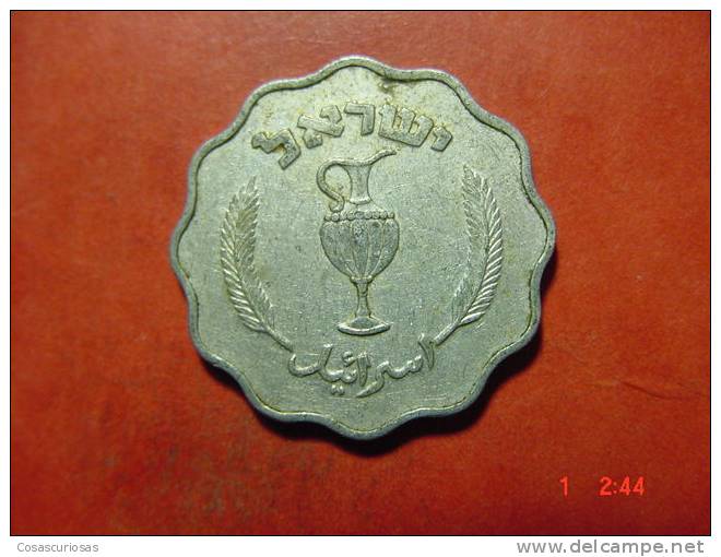 4429 ISRAEL  10  PRUTOT    AÑOS / YEARS   1952 VF- - Israël