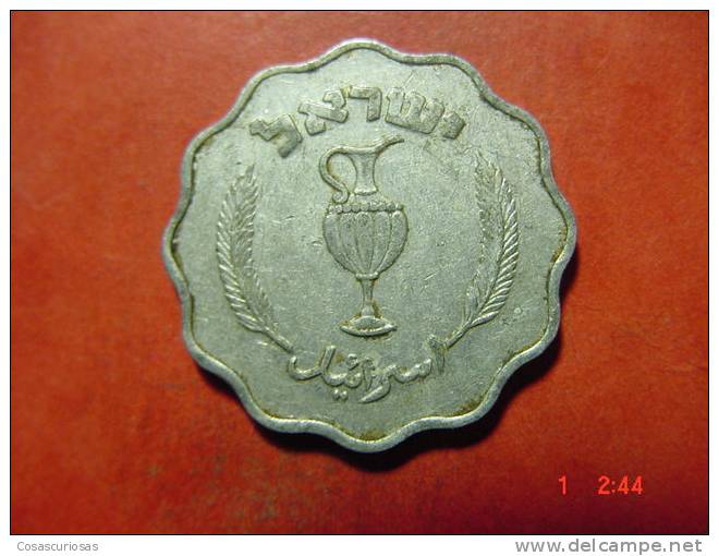 4435 ISRAEL  10  PRUTOT    AÑOS / YEARS   1952 VF- - Israel