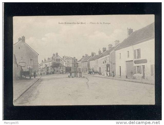 Les Essarts Le Roi Place De La Pompe édit.impr.du Progrès Magasin Reveleau , Animée  Belle Carte - Les Essarts Le Roi