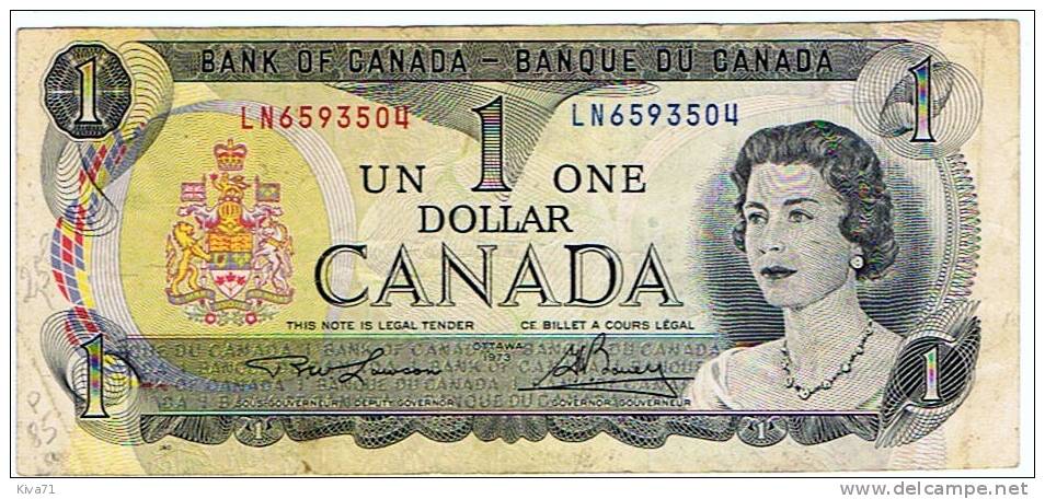 1 Dollar " CANADA" Ottawa 1973  P85a   Ro18 - Canada