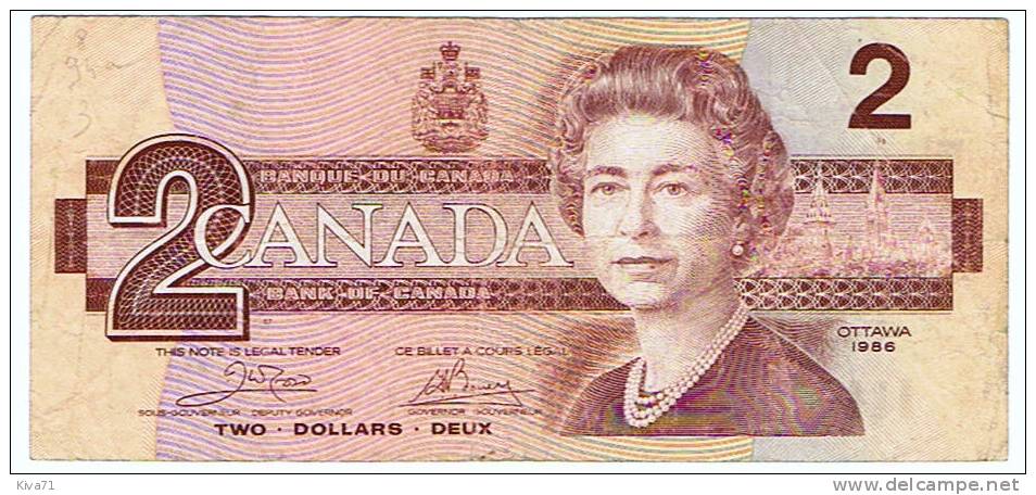 2 Dollar " CANADA" Ottawa 1986  P94a   Bc 2 - Canada