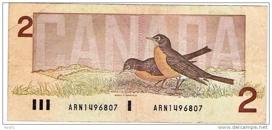 2 Dollar " CANADA" Ottawa 1986  P94a   Bc 2 - Kanada