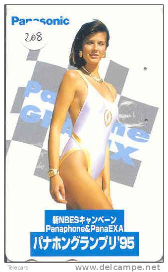 Télécarte Japan EROTIQUE (208) Sexy Lingerie Femme - EROTIC Japan Phonecard - EROTIK - EROTIEK BATHCLOTHES BIKINI - Mode