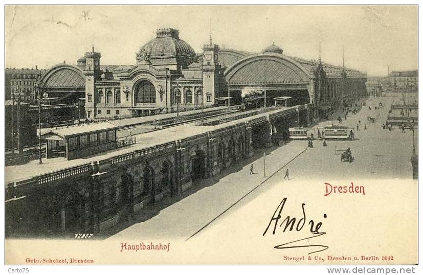 ALLEMAGNE - Dresden - Gare - Train - Dresden