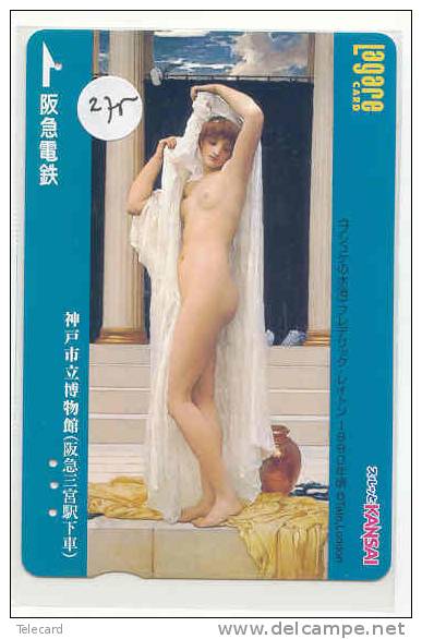 Telefonkarte Télécarte Japon EROTIQUE (275)  Sexy Femme - EROTIC  Phonecard - EROTIK - EROTIEK - BATHCLOTHES - Mode