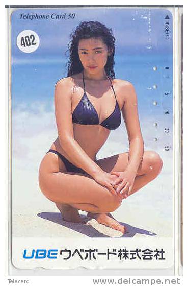 Télécarte Japan EROTIQUE (402) Sexy Lingerie Femme  EROTIC Japan Phonecard - EROTIK - EROTIEK  BIKINI BATHCLOTHES - Fashion