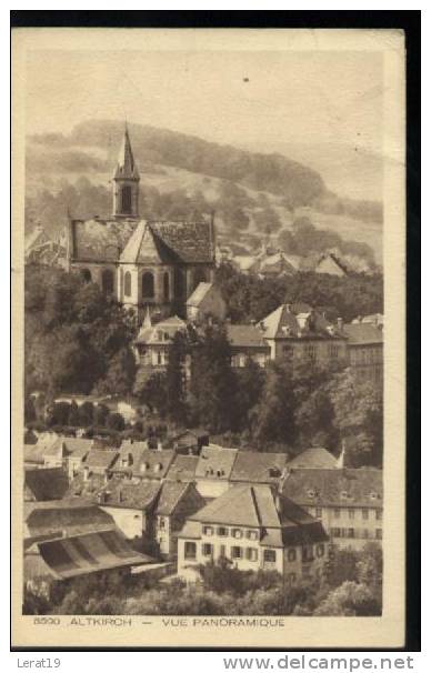 ALTKIRCH......VUE PANORAMIQUE......ECRITE..‹(•¿•)› - Altkirch