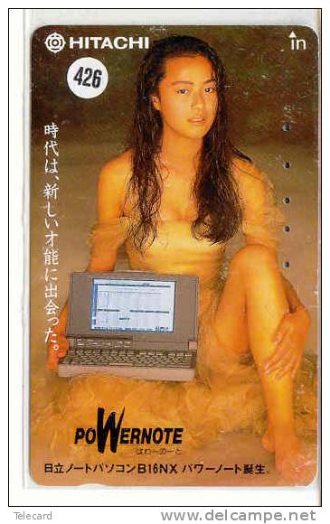 Telefonkarte Télécarte Japon EROTIQUE (426)  Sexy Femme - EROTIC  Phonecard - EROTIK - EROTIEK - BATHCLOTHES - Fashion