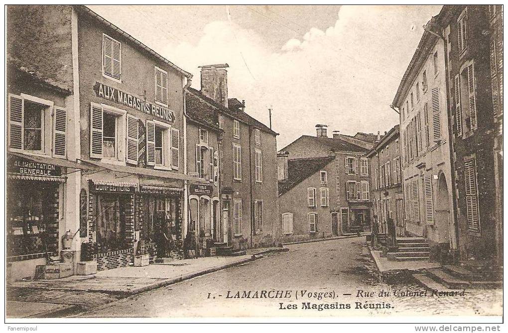 LAMARCHE .  Rue Du Colonel Renard .  Les Magasins Réunis - Lamarche