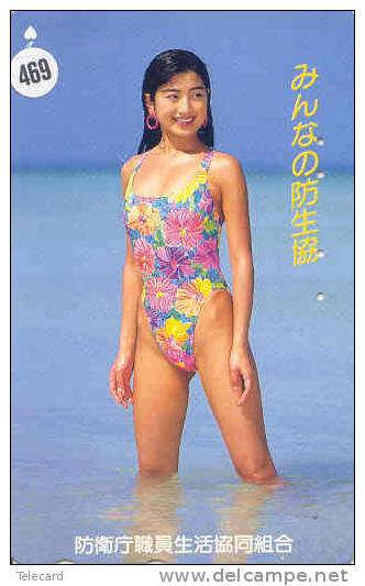 Télécarte Japan EROTIQUE (469) Sexy Lingerie Femme  EROTIC Japan Phonecard - EROTIK - EROTIEK  BIKINI BATHCLOTHES - Fashion