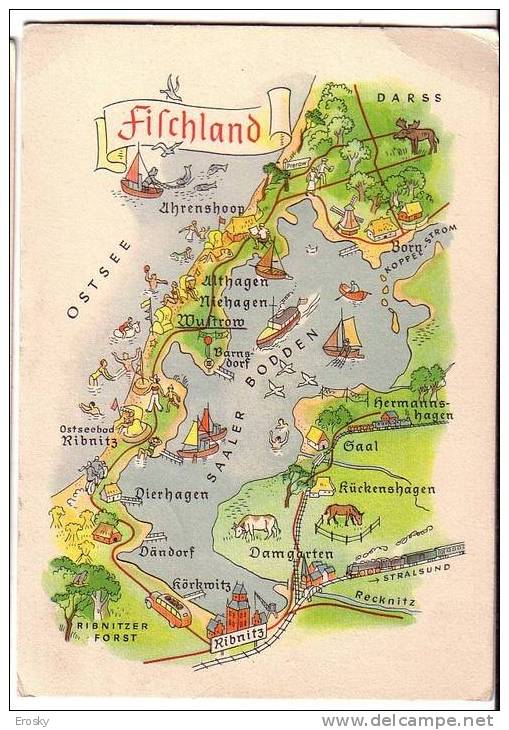 PGL - 0609 DEUTSCHLAND FISCHLAND1957 - Fischland/Darss