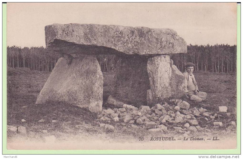 FINISTERE MORGAT ROSTUDEL LE DOLMEN  Editeur LL - Morgat