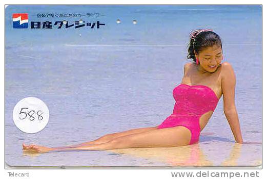 Télécarte Japan EROTIQUE (588) Sexy Lingerie Femme*  EROTIC Japan Phonecard  EROTIK - EROTIEK  BIKINI -BATHCLOTHES - Fashion