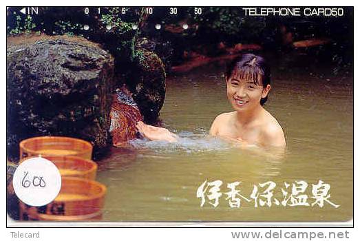 Telefonkarte Télécarte Japon EROTIQUE (600)  Sexy Femme * EROTIC  Phonecard - EROTIK - EROTIEK - BATHCLOTHES - Fashion