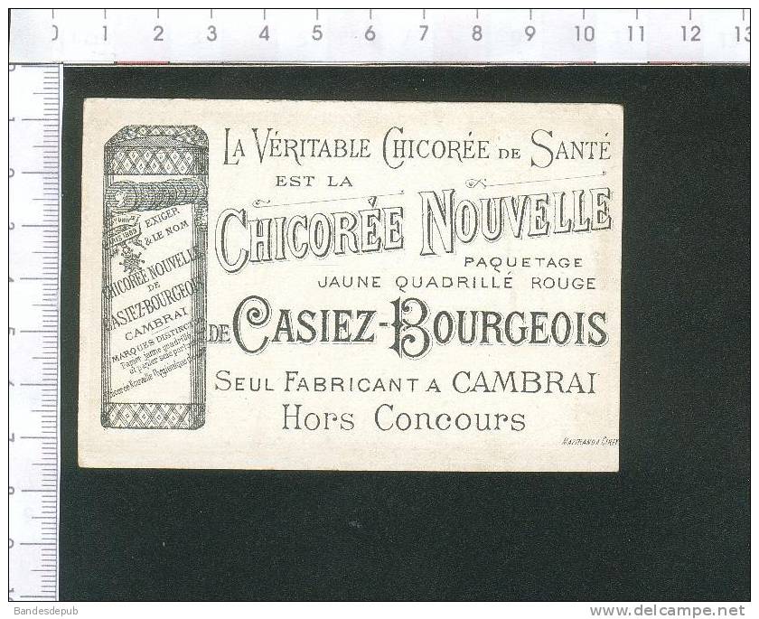 Cambrai Casiez Bourgeois Jolie Chromo Dorée  Femme Angelot Masque éventail - Autres & Non Classés